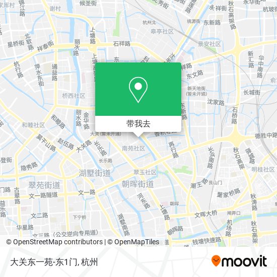 大关东一苑-东1门地图