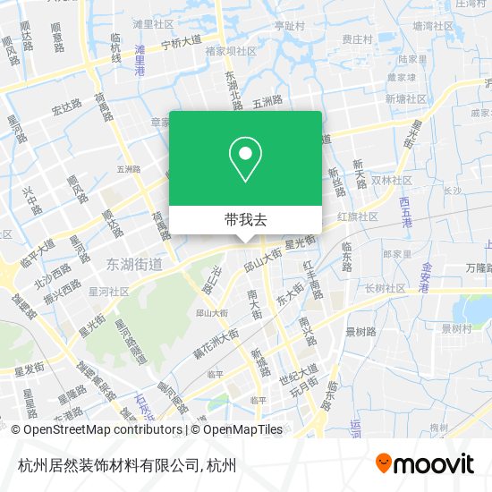 杭州居然装饰材料有限公司地图