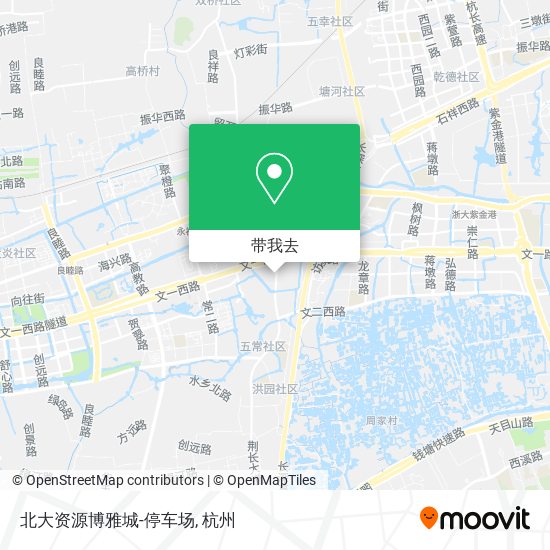北大资源博雅城-停车场地图