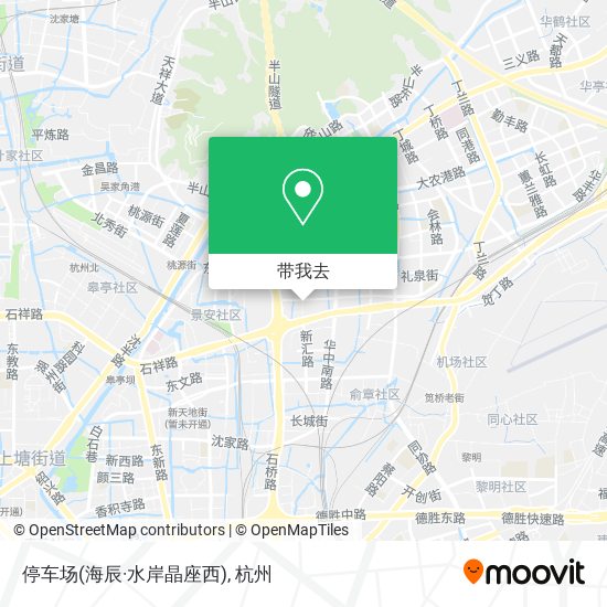 停车场(海辰·水岸晶座西)地图