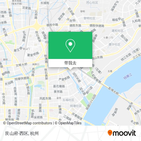 艮山府-西区地图