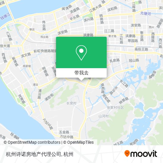 杭州诗诺房地产代理公司地图