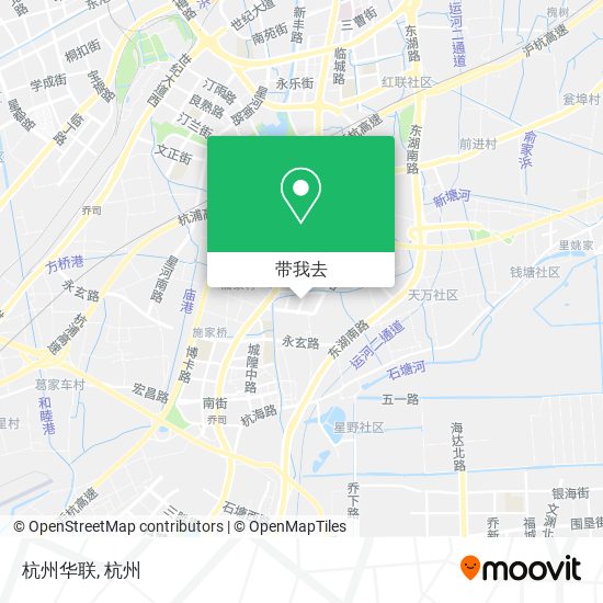 杭州华联地图