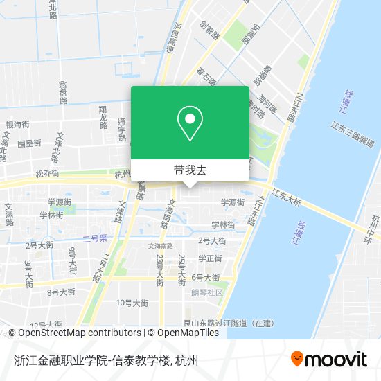浙江金融职业学院-信泰教学楼地图