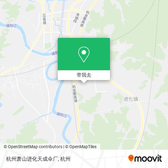 杭州萧山进化天成伞厂地图