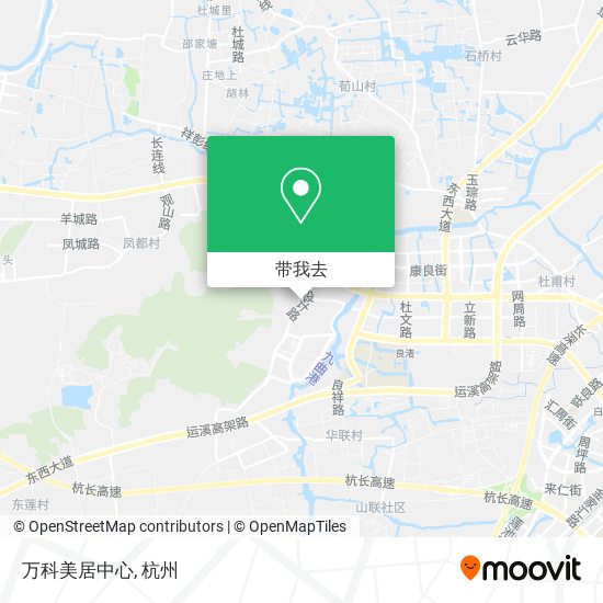 万科美居中心地图