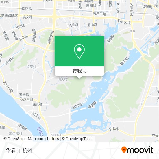 华眉山地图