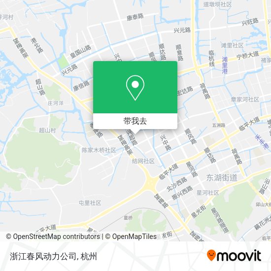 浙江春风动力公司地图
