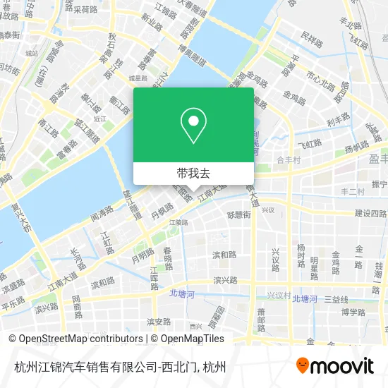 杭州江锦汽车销售有限公司-西北门地图
