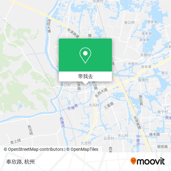 奉欣路地图