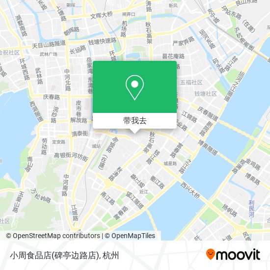小周食品店(碑亭边路店)地图