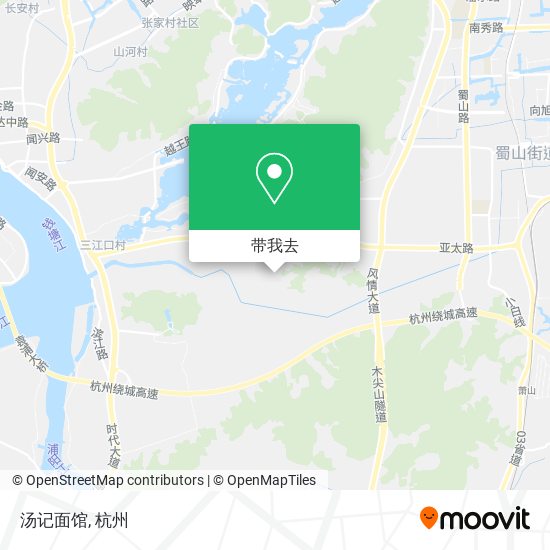 汤记面馆地图