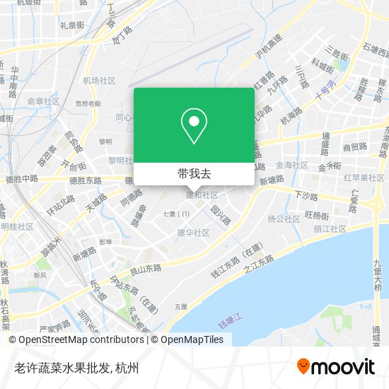 老许蔬菜水果批发地图