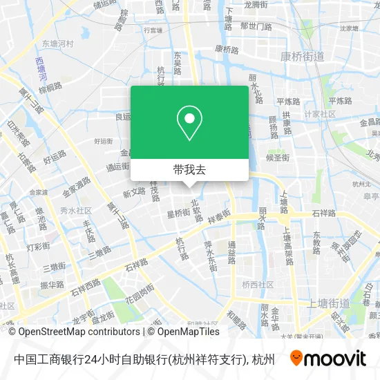 中国工商银行24小时自助银行(杭州祥符支行)地图