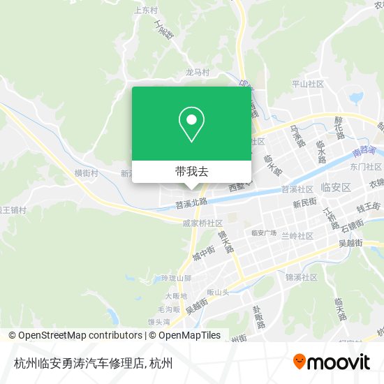 杭州临安勇涛汽车修理店地图