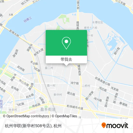 杭州华联(新华村508号店)地图