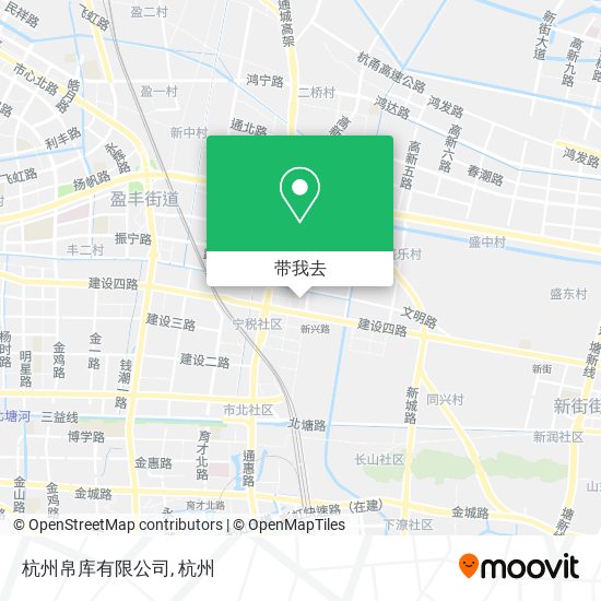 杭州帛库有限公司地图