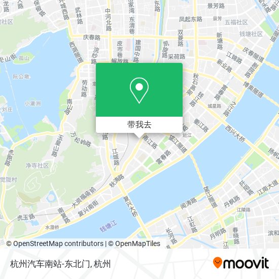 杭州汽车南站-东北门地图