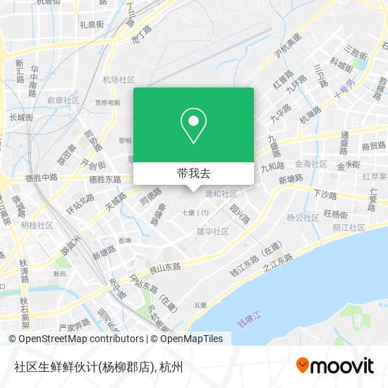 社区生鲜鲜伙计(杨柳郡店)地图