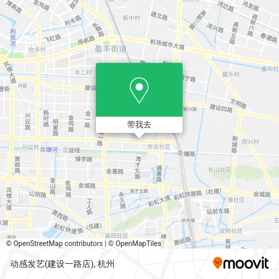 动感发艺(建设一路店)地图