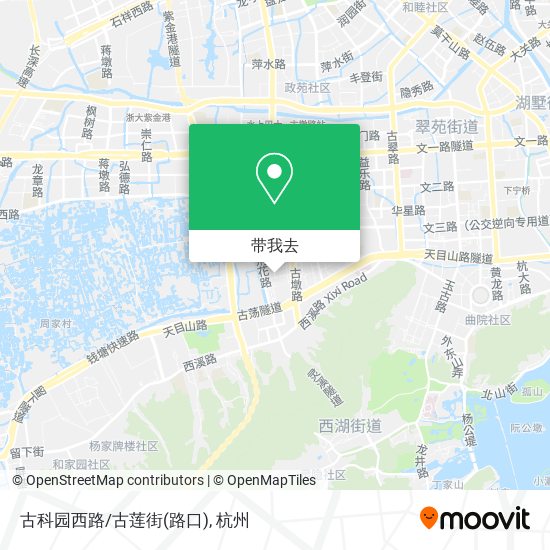 古科园西路/古莲街(路口)地图