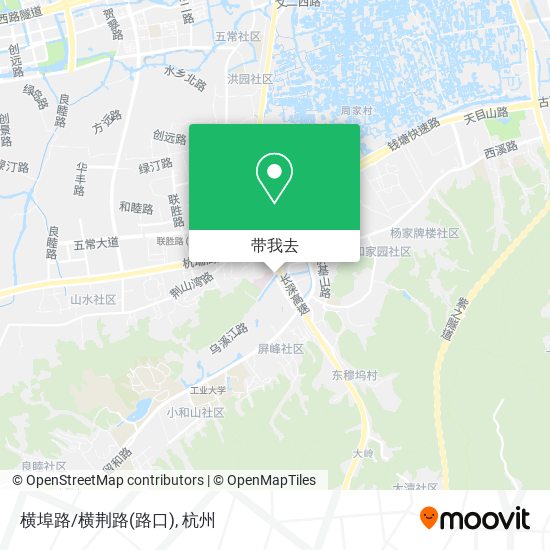 横埠路/横荆路(路口)地图