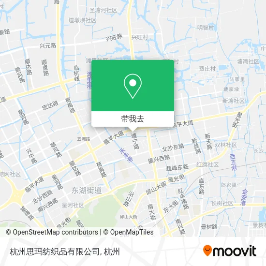 杭州思玛纺织品有限公司地图