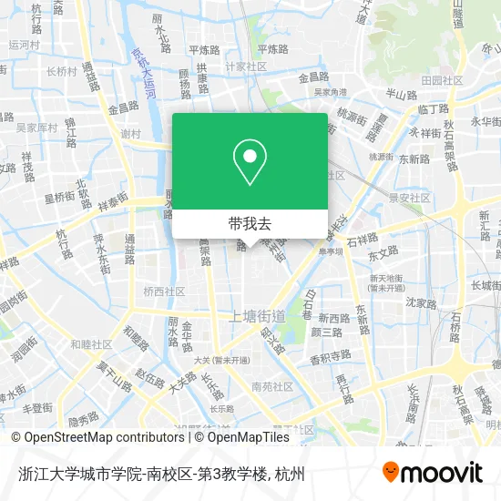 浙江大学城市学院-南校区-第3教学楼地图