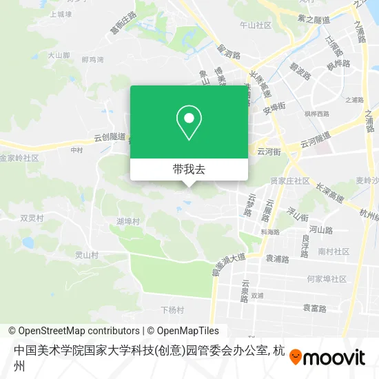 中国美术学院国家大学科技(创意)园管委会办公室地图