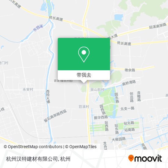 杭州汉特建材有限公司地图