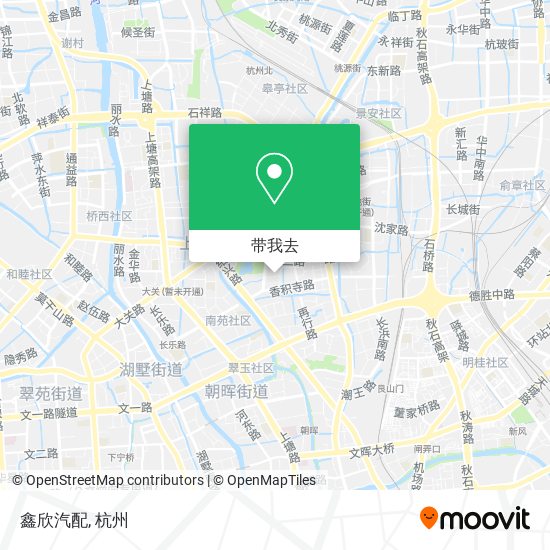鑫欣汽配地图