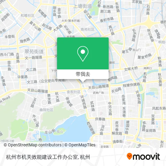 杭州市机关效能建设工作办公室地图