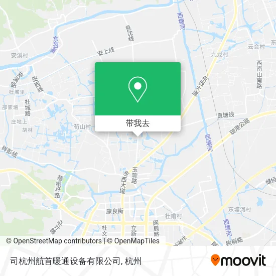 司杭州航首暖通设备有限公司地图