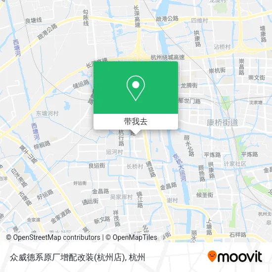 众威德系原厂增配改装(杭州店)地图