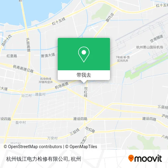 杭州钱江电力检修有限公司地图