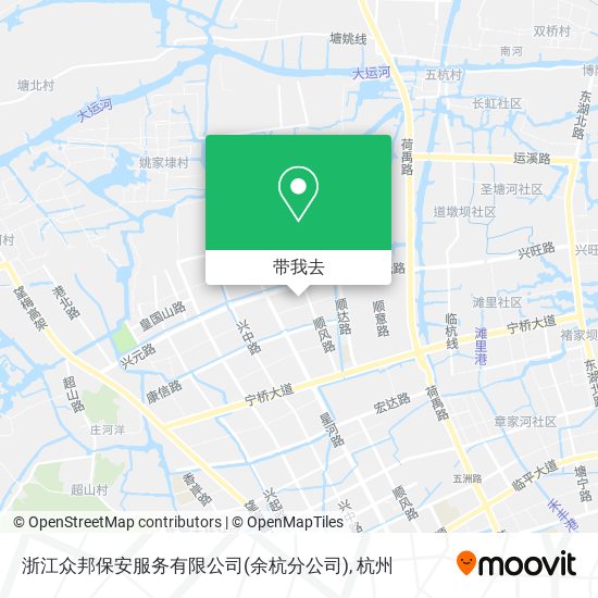 浙江众邦保安服务有限公司(余杭分公司)地图