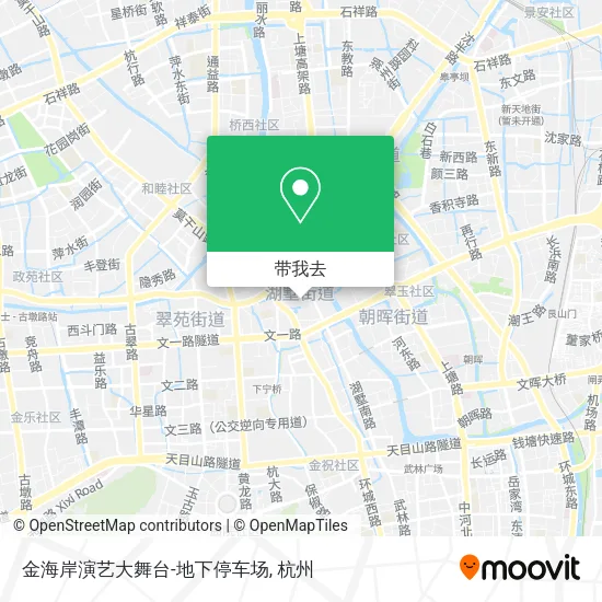 金海岸演艺大舞台-地下停车场地图