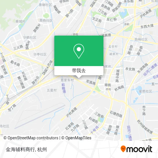 金海辅料商行地图