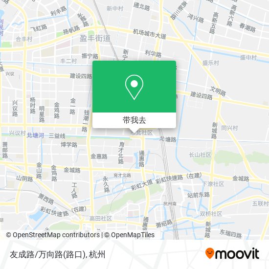 友成路/万向路(路口)地图