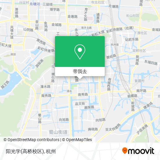 阳光学(高桥校区)地图