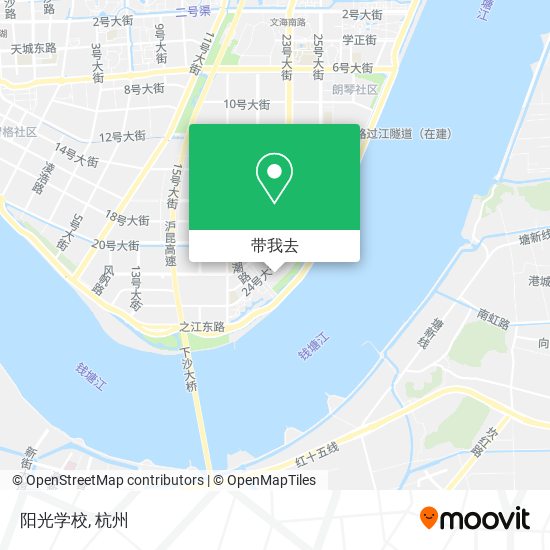 阳光学校地图