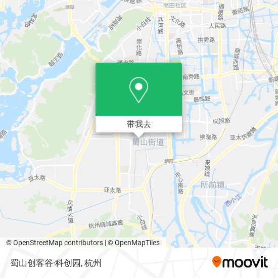 蜀山创客谷·科创园地图