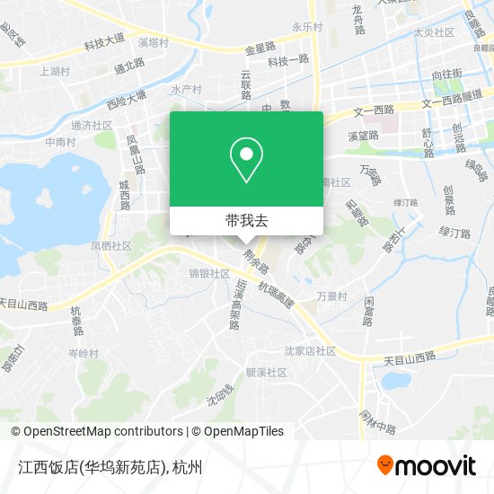 江西饭店(华坞新苑店)地图