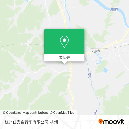 杭州任氏自行车有限公司地图