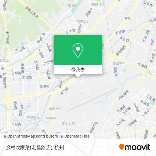 乡村农家菜(宏昌路店)地图
