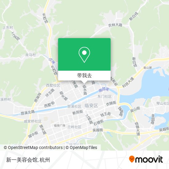 新一美容会馆地图