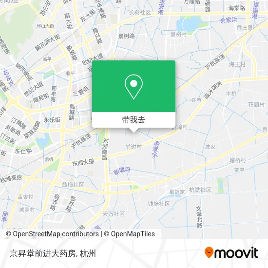 京昇堂前进大药房地图