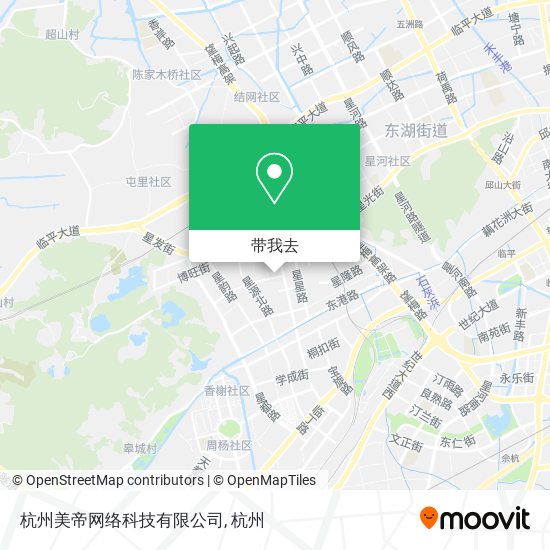 杭州美帝网络科技有限公司地图