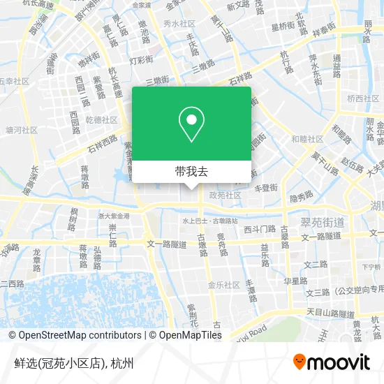 鲜选(冠苑小区店)地图