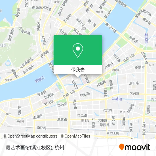最艺术画馆(滨江校区)地图